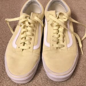Yellow Low Top Vans
